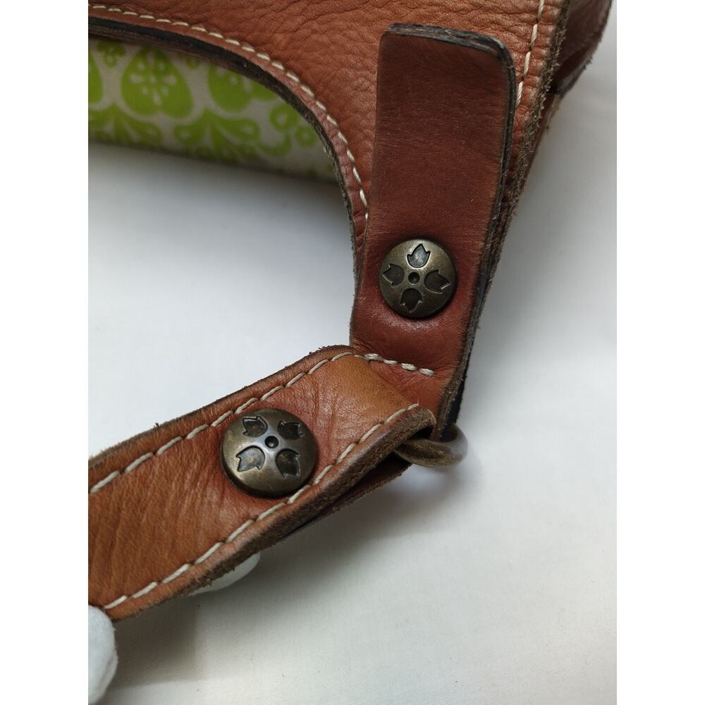 Patricia Nash Brown Leather Buckle Flap Closure Crossbody Bag - Picture 5 of 16